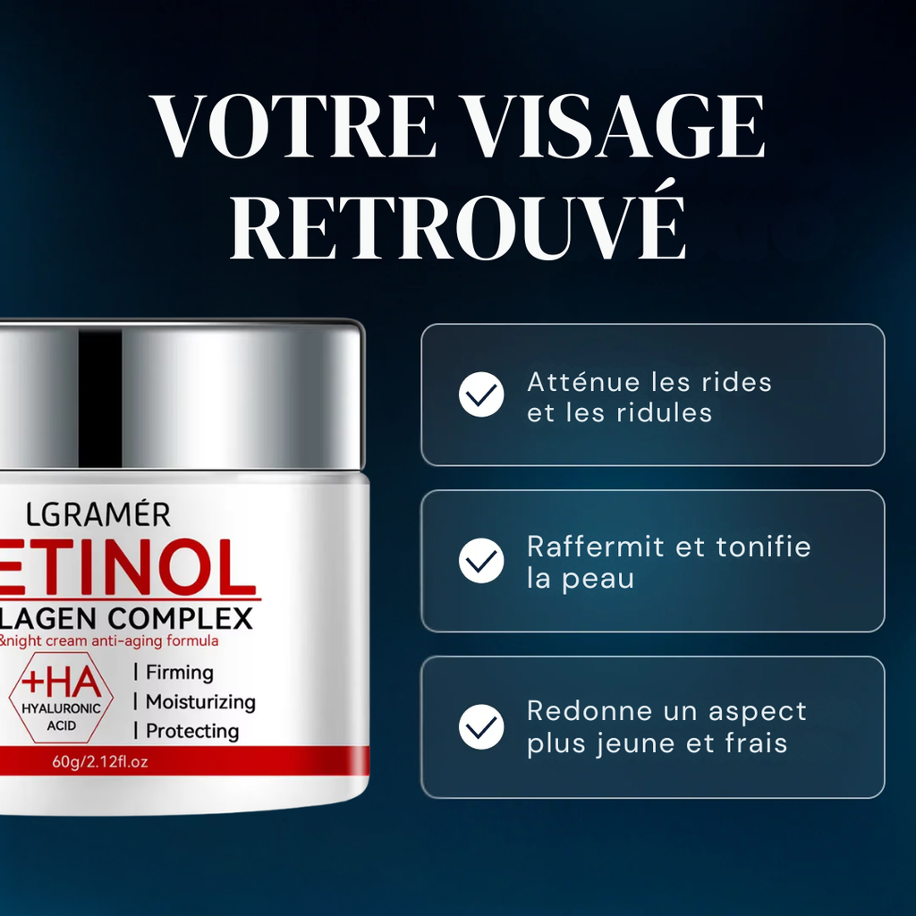 LGRAMER : Crème de nuit anti-âge pour le visage