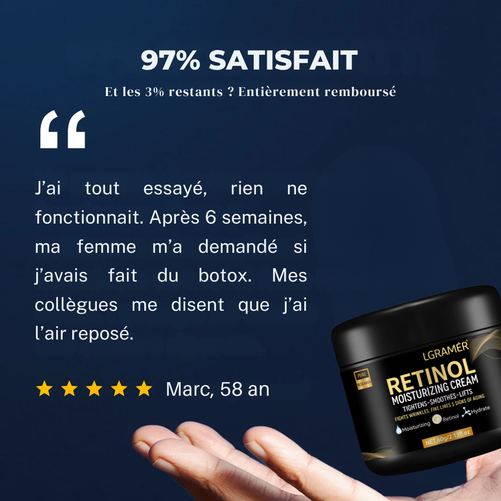 LGRAMER : Crème de nuit anti-âge pour homme