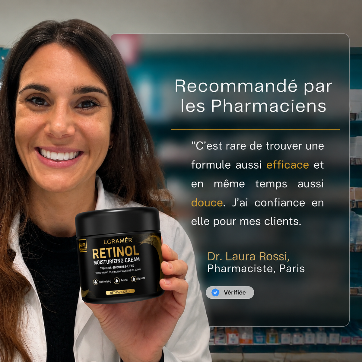 LGRAMER : Crème de nuit anti-âge pour homme