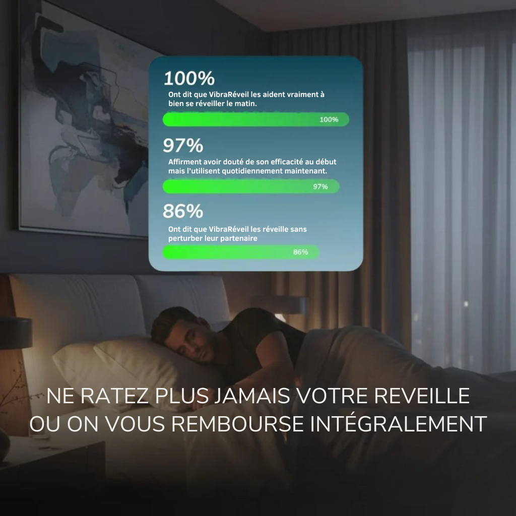VibraRéveil : Réveil à vibration 100% efficace