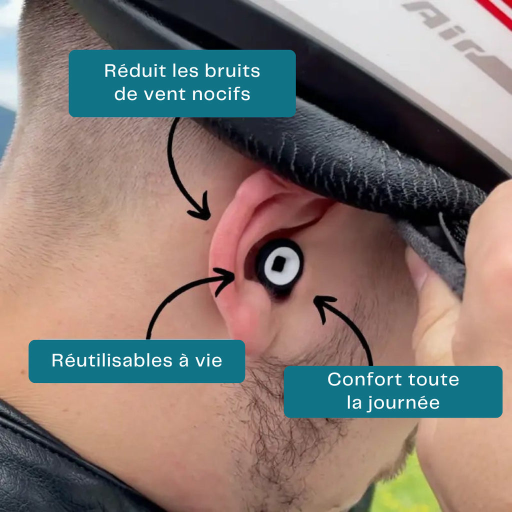 Bouchons d'oreille Moto -27dB