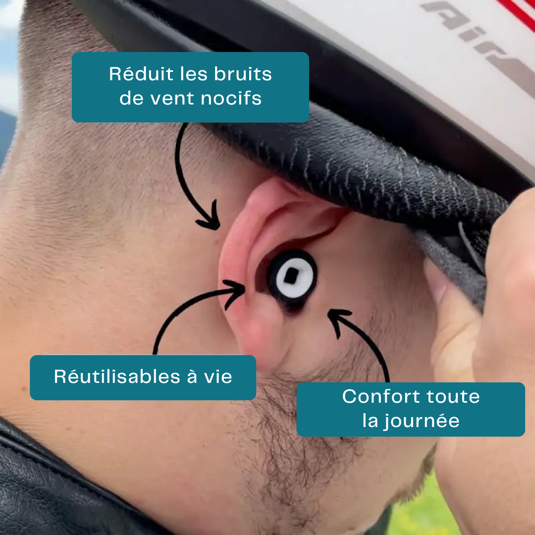 Bouchons d'oreille Moto -27dB
