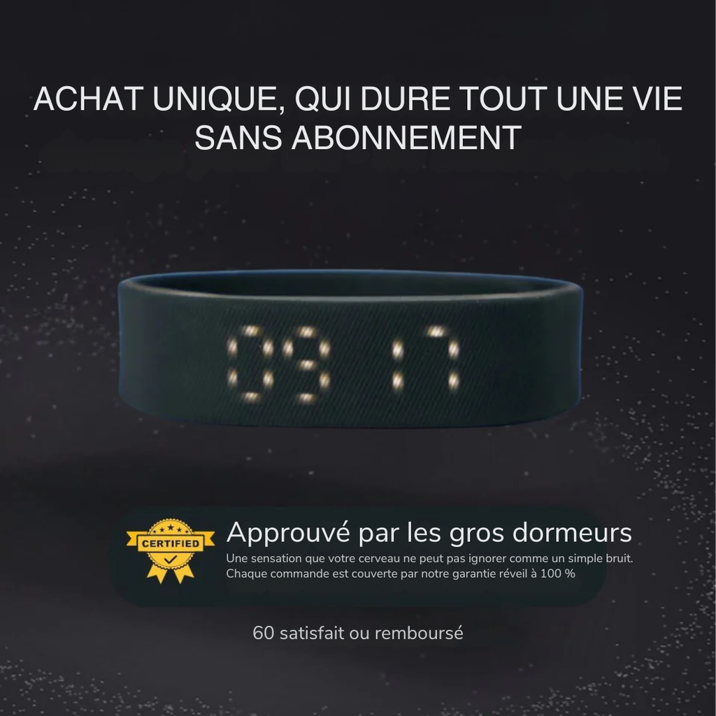 VibraRéveil : Réveil à vibration 100% efficace