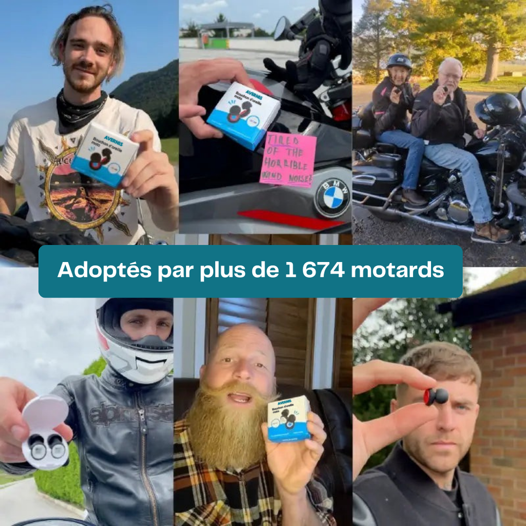 Bouchons d'oreille Moto -27dB