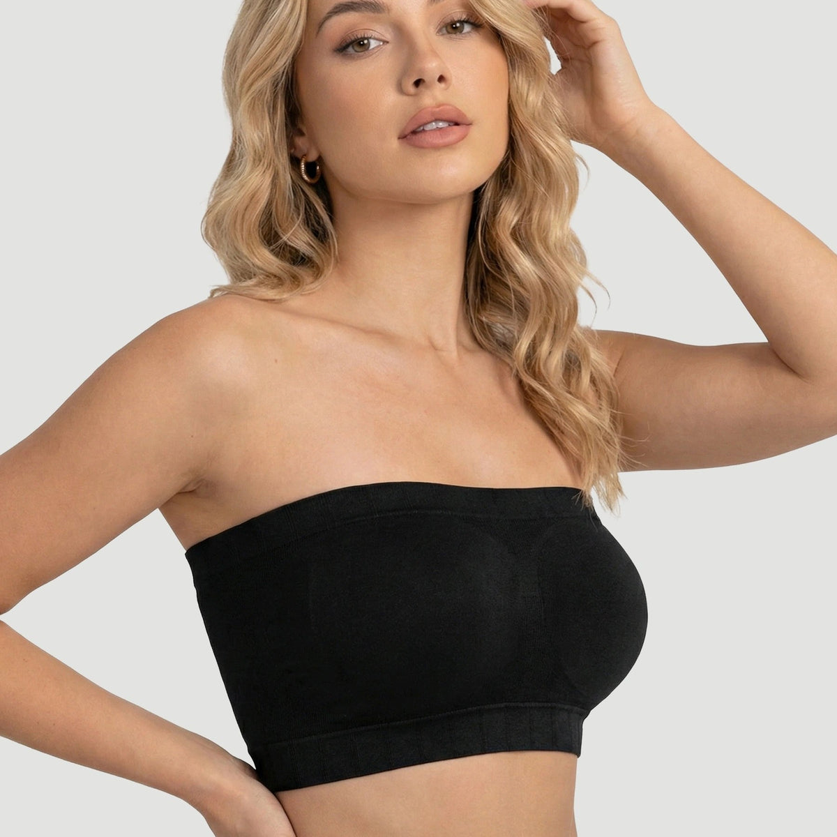 Soutien-gorge bandeau convertible sans bretelles