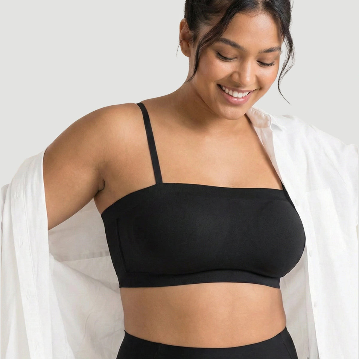 Soutien-gorge bandeau convertible sans bretelles