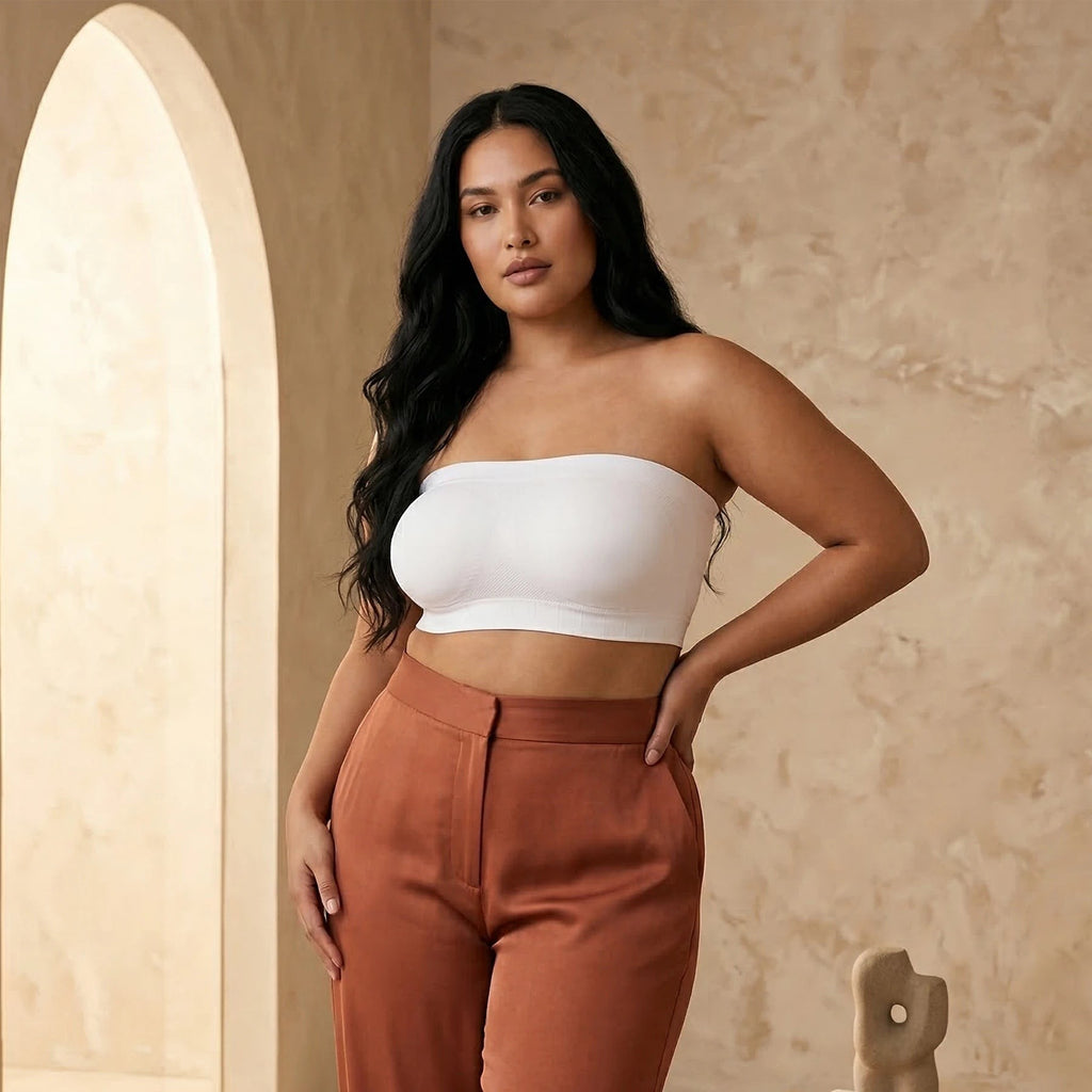 Soutien-gorge bandeau convertible sans bretelles